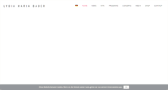 Desktop Screenshot of lydiamariabader.com